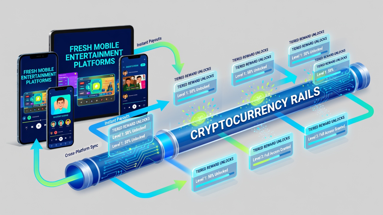 Gestaffelte Belohnungsfreischaltungen durch Blockchain-Technologie in mobilen Apps