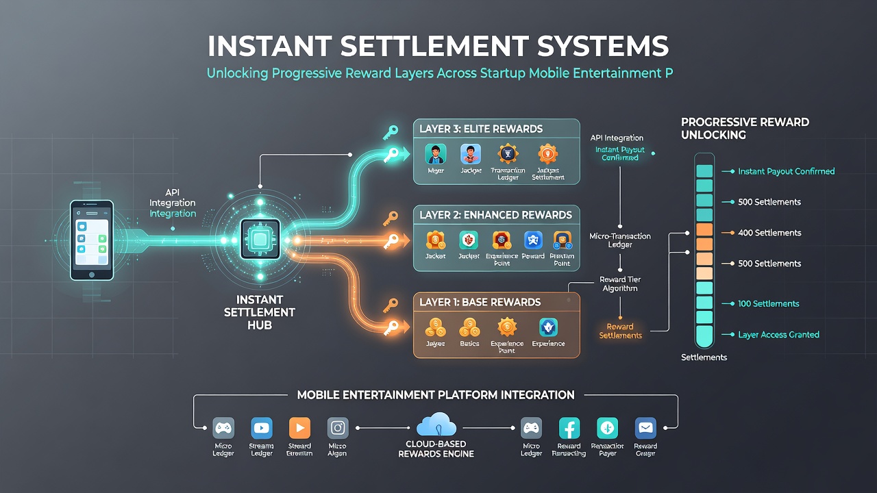 Darstellung von mobilen Geräten mit progressiven Reward-Layern und Settlement-Technologien