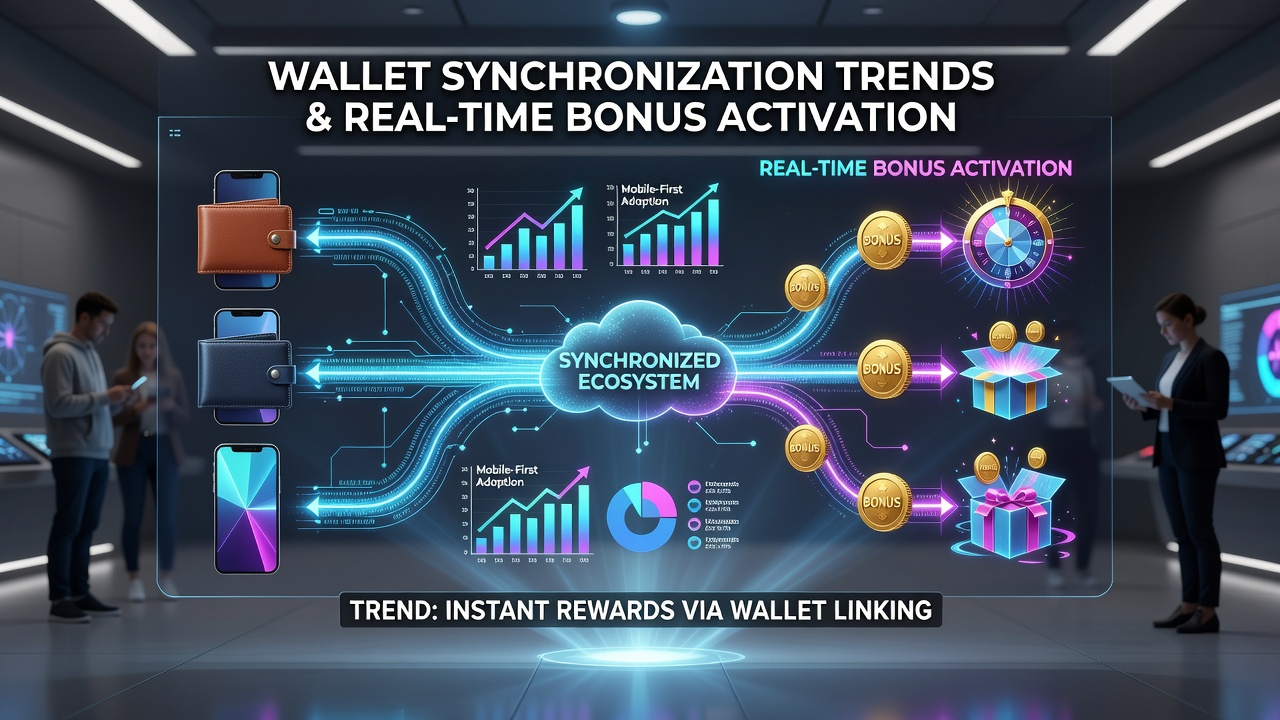 Synchronisierte Wallet-Transaktionen mit Bonusaktivierung in Echtzeit auf mobilen Geräten